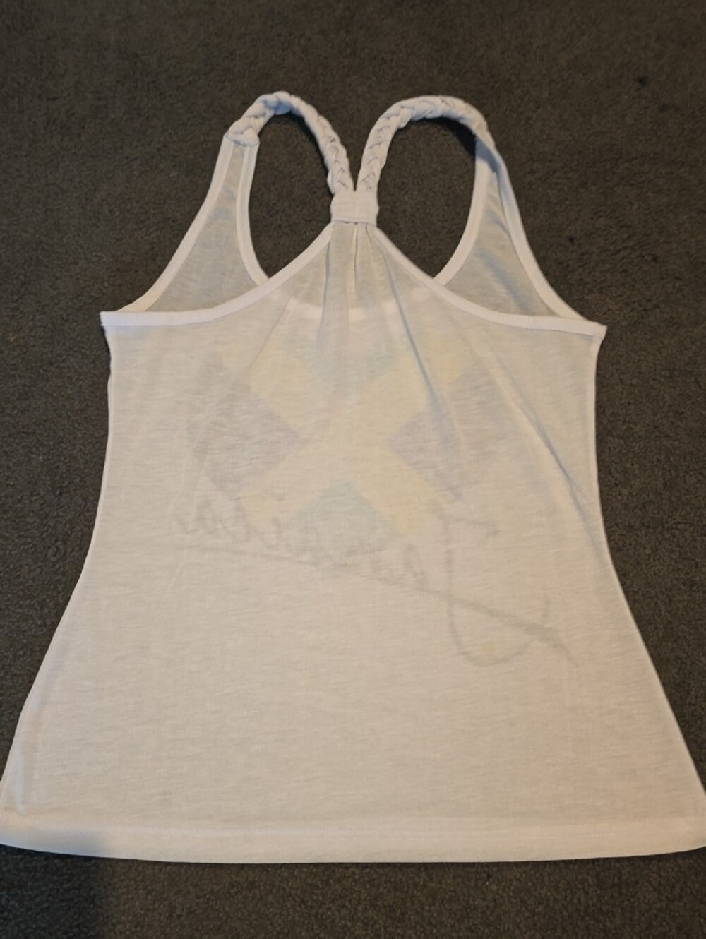 Jamaica Graphic Racerback Tank Top - White - Picture 4 of 5